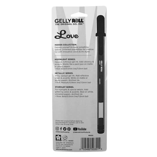 Gelly Roll® Moods Collection Love Gel Pen Set